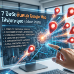 7 ปัจจัยดันหมุด Google Map ให้พุ่งทะลุจอ (อัปเดต 2026)