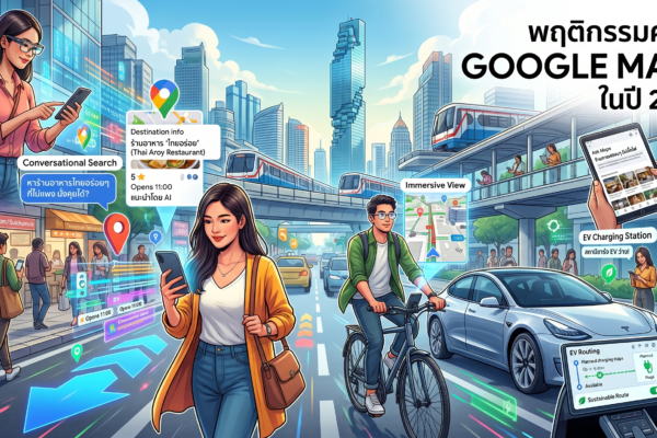 พฤติกรรมคนใช้ Google Map กูเกิล แมพ ในปี 2026